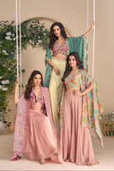 Real Chinon Silky Lehenga LXLG0023
